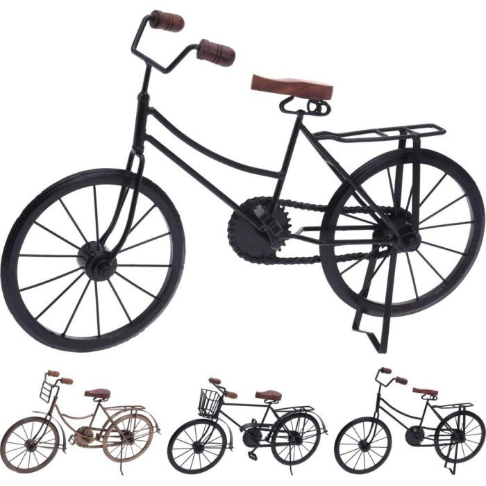 BICICLETTA METALLO 47X27CM 3AS